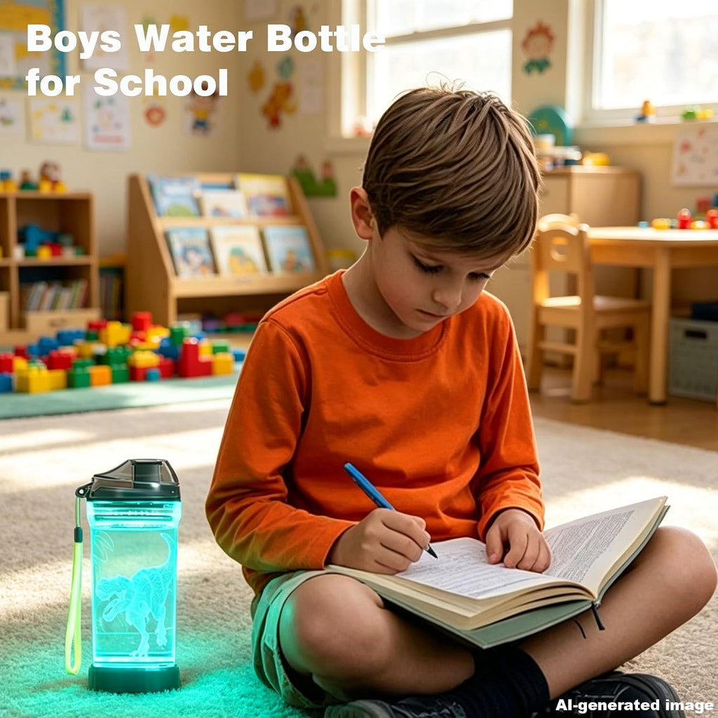 Dinosaur Water Bottle Dinosaur Toys for Boys 5-7 8-12
