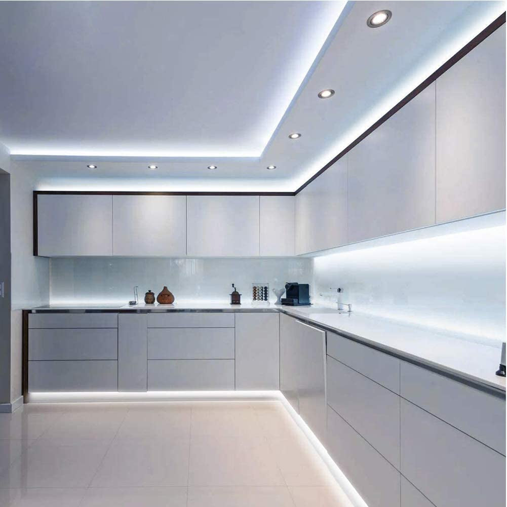 Govee Cool White LED Strip Lights 16.4Ft with Control Box, 6500K, Dimmable