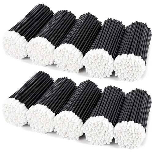 400 Piece Disposable Lip Wands - Lip Brushes, Lipstick & Gloss Applicators - Lint Free Makeup Applicator Brush Beauty Tool