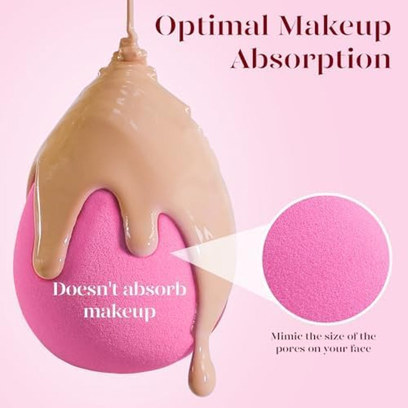 Makeup Sponge Set of 6, Super Soft Beauty Sponges for Foundation