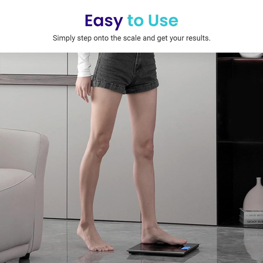 Bathroom Scale for Body Weight, Digital, Highly Accurate, 400 Lbs