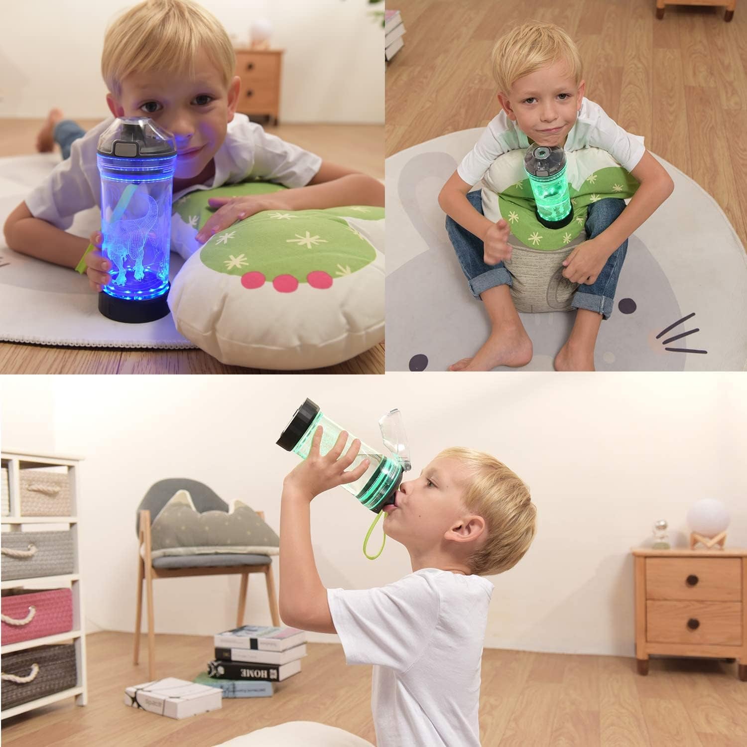 Dinosaur Water Bottle Dinosaur Toys for Boys 5-7 8-12